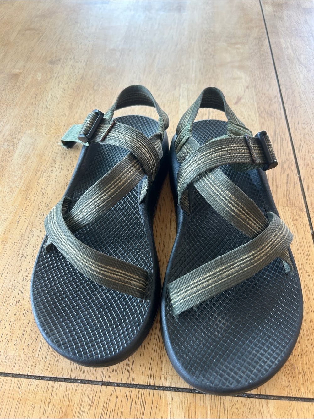 Chaco Z1 Men's Olive Green and Black Z/Cloud Sandals